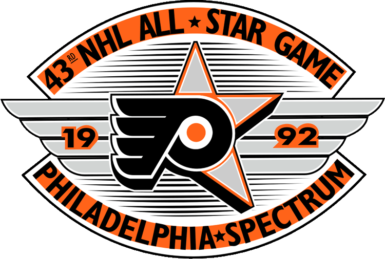 NHL All-Star Game 1991-1992 Logo vinyl decal